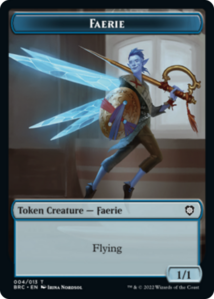 Faerie // Thopter (010) Double-Sided Token [The Brothers' War Commander Tokens] | Gear Gaming Bentonville