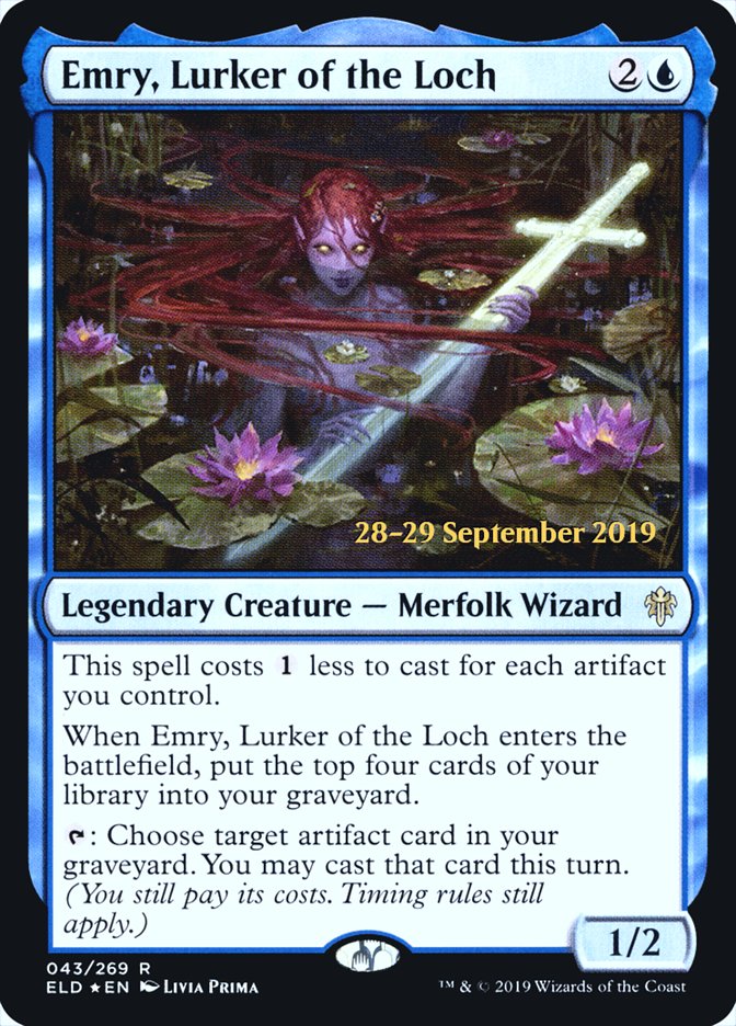 Emry, Lurker of the Loch [Throne of Eldraine Prerelease Promos] | Gear Gaming Bentonville