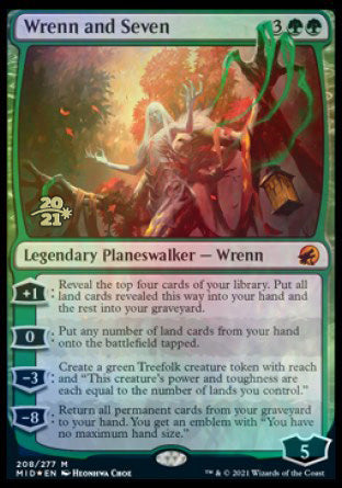 Wrenn and Seven [Innistrad: Midnight Hunt Prerelease Promos] | Gear Gaming Bentonville