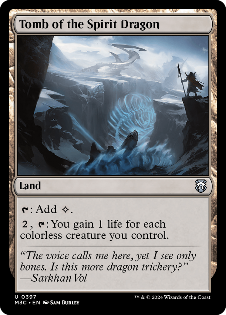 Tomb of the Spirit Dragon (Ripple Foil) [Modern Horizons 3 Commander] | Gear Gaming Bentonville