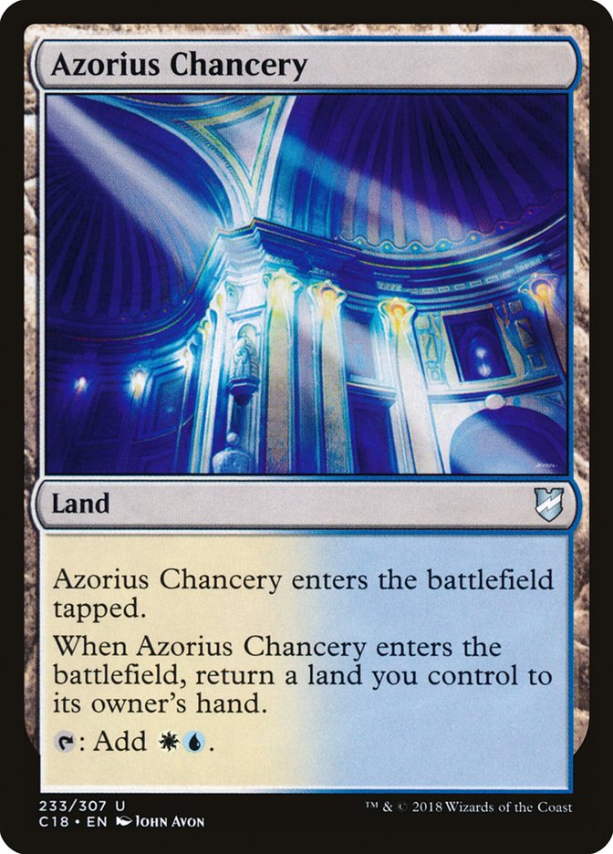 Azorius Chancery [Commander 2018] | Gear Gaming Bentonville