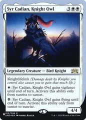 Syr Cadian, Knight Owl (Unfinity Foil Edition) [The List] | Gear Gaming Bentonville