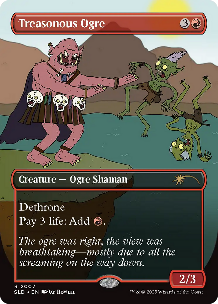 Treasonous Ogre (Rainbow Foil) [Secret Lair Drop Series] | Gear Gaming Bentonville