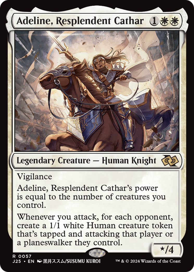 Adeline, Resplendent Cathar (Anime) [Foundations Jumpstart] | Gear Gaming Bentonville