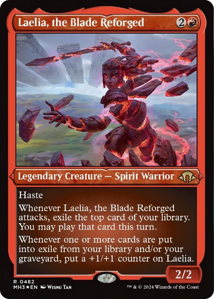 Laelia, the Blade Reforged (Foil Etched) [Modern Horizons 3] | Gear Gaming Bentonville