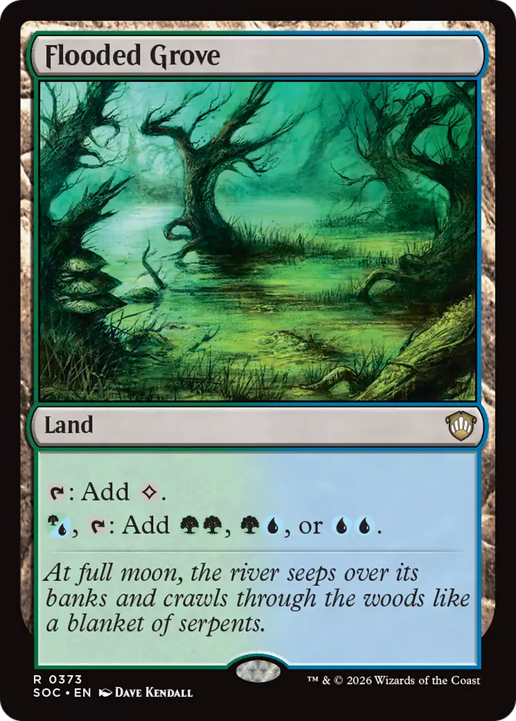 Flooded Grove [Secrets of Strixhaven Commander] | Gear Gaming Bentonville