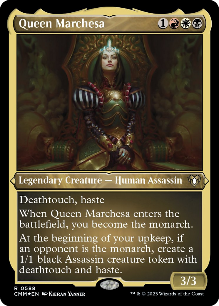 Queen Marchesa (Foil Etched) [Commander Masters] | Gear Gaming Bentonville