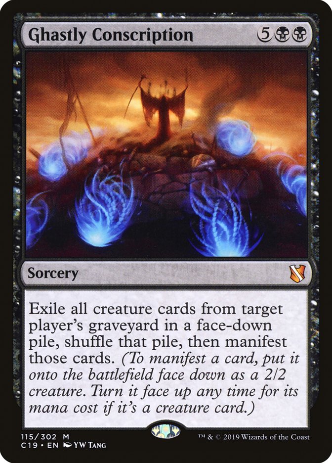 Ghastly Conscription [Commander 2019] | Gear Gaming Bentonville