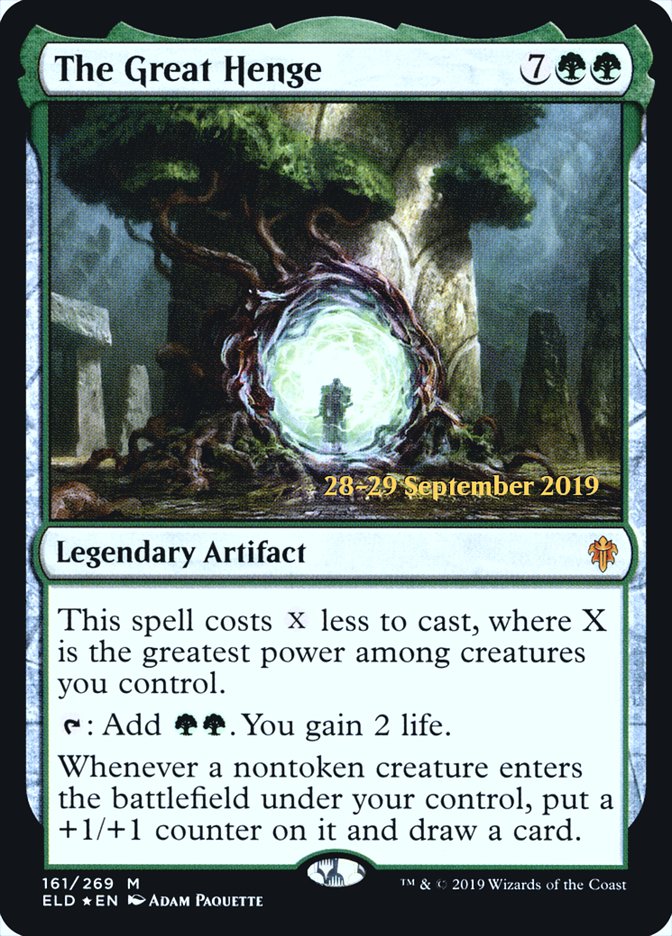 The Great Henge [Throne of Eldraine Prerelease Promos] | Gear Gaming Bentonville