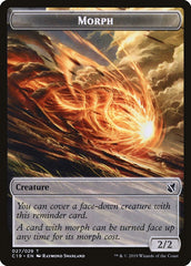Saproling // Morph Double-Sided Token [Commander 2019 Tokens] | Gear Gaming Bentonville