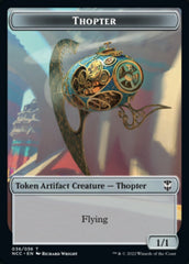 Thopter // Treasure (013) Double-Sided Token [Streets of New Capenna Commander Tokens] | Gear Gaming Bentonville