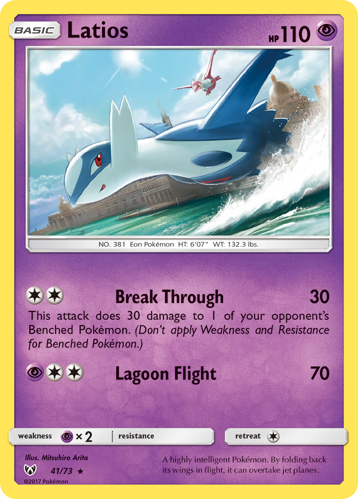 Latios (41/73) [Sun & Moon: Shining Legends] | Gear Gaming Bentonville