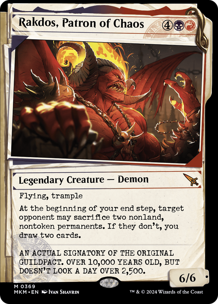 Rakdos, Patron of Chaos (Showcase) (0369) [Murders at Karlov Manor] | Gear Gaming Bentonville