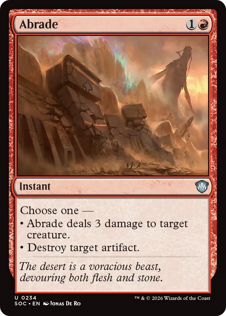 Abrade [Secrets of Strixhaven Commander] | Gear Gaming Bentonville