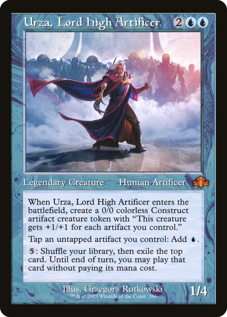 Urza, Lord High Artificer (Retro) [Dominaria Remastered] | Gear Gaming Bentonville