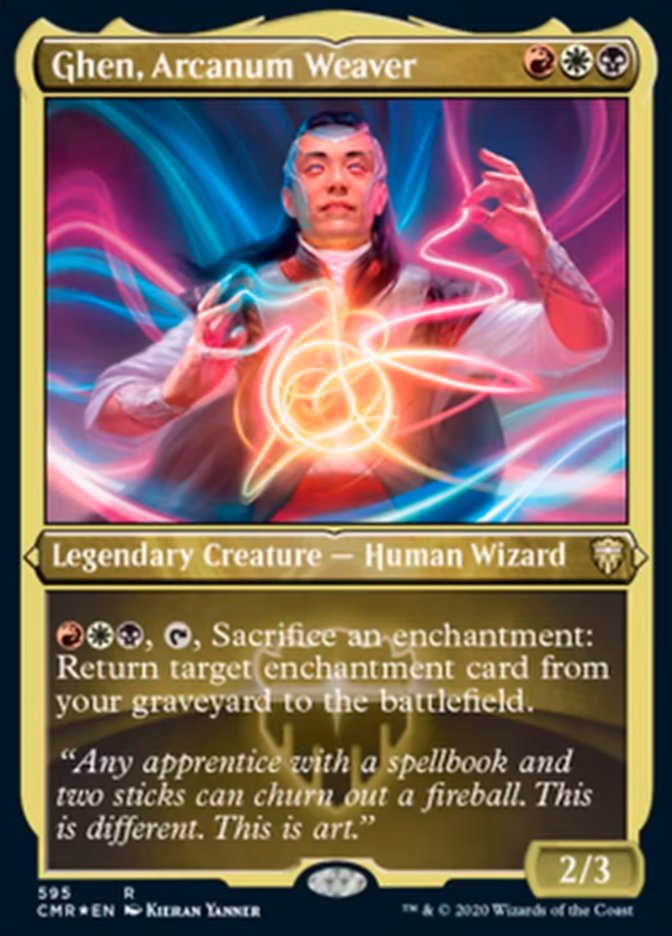 Ghen, Arcanum Weaver (Etched) [Commander Legends] | Gear Gaming Bentonville