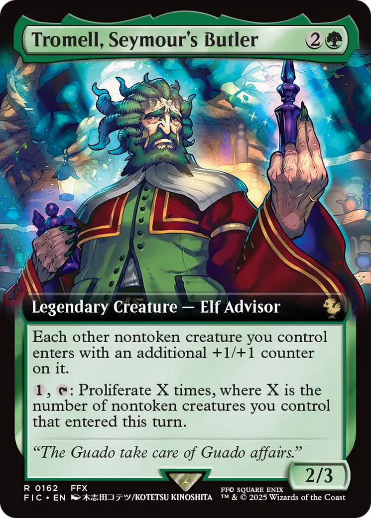 Tromell, Seymour's Butler (Extended Art) [FINAL FANTASY Commander] | Gear Gaming Bentonville