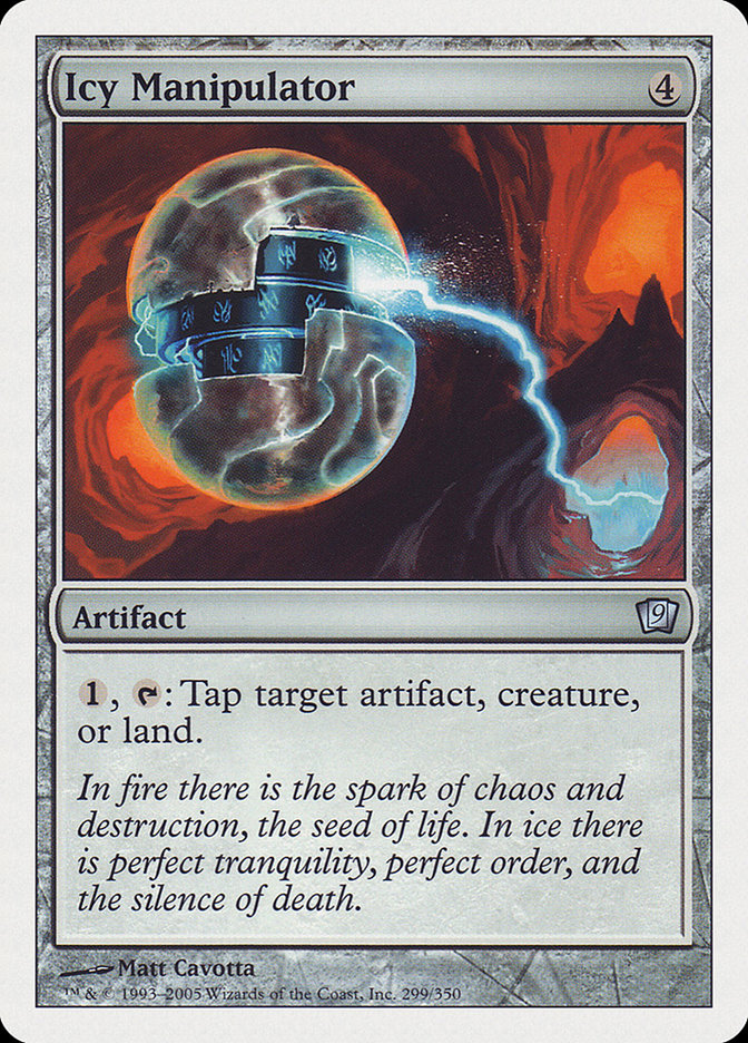 Icy Manipulator (9th Edition) [Oversize Cards] | Gear Gaming Bentonville