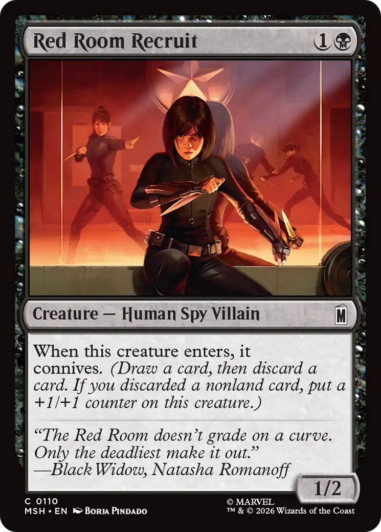 Red Room Recruit [Marvel Super Heroes] | Gear Gaming Bentonville