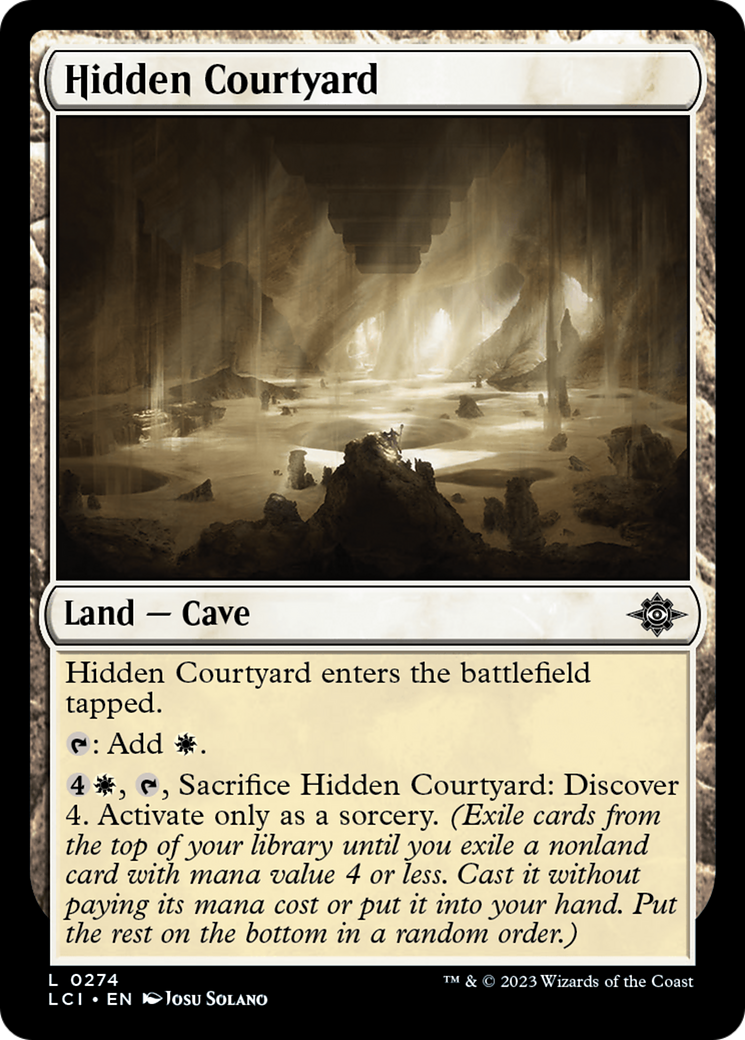 Hidden Courtyard [The Lost Caverns of Ixalan] | Gear Gaming Bentonville