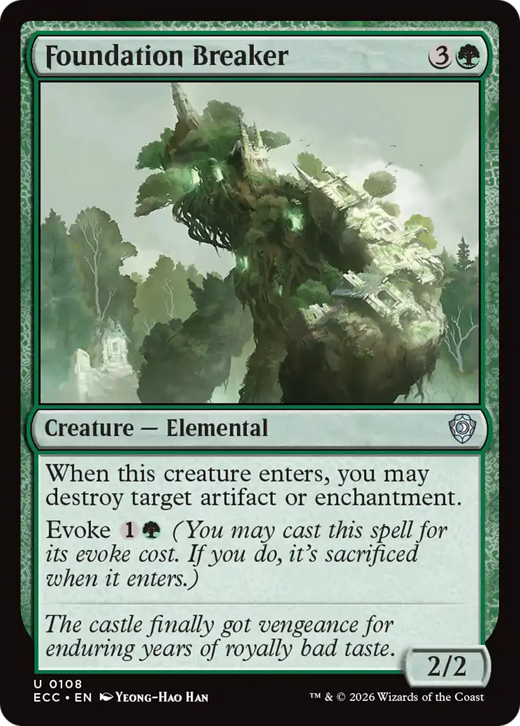 Foundation Breaker [Lorwyn Eclipsed Commander] | Gear Gaming Bentonville