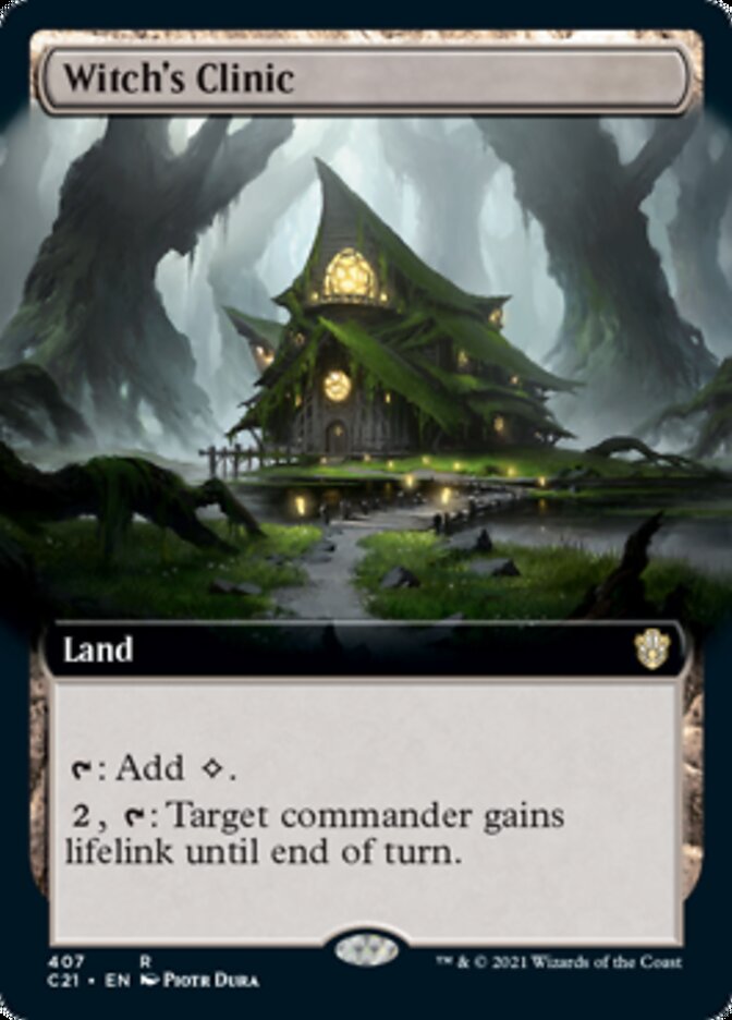 Witch's Clinic (Extended Art) [Commander 2021] | Gear Gaming Bentonville