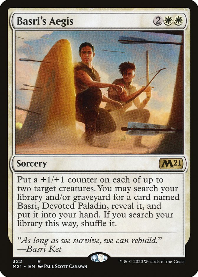 Basri's Aegis [Core Set 2021] | Gear Gaming Bentonville