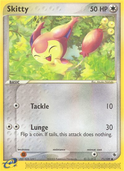 Skitty (71/109) [EX: Ruby & Sapphire] | Gear Gaming Bentonville