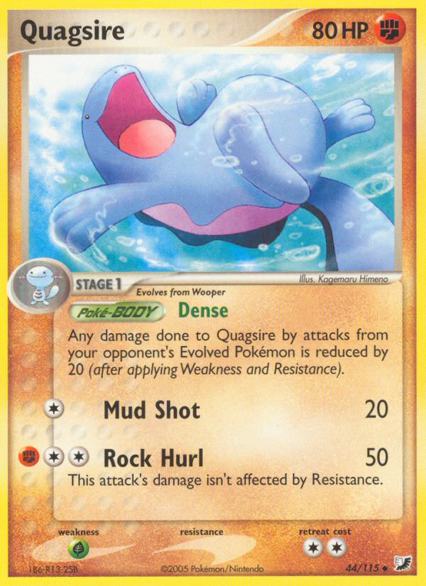 Quagsire (44/115) [EX: Unseen Forces] | Gear Gaming Bentonville