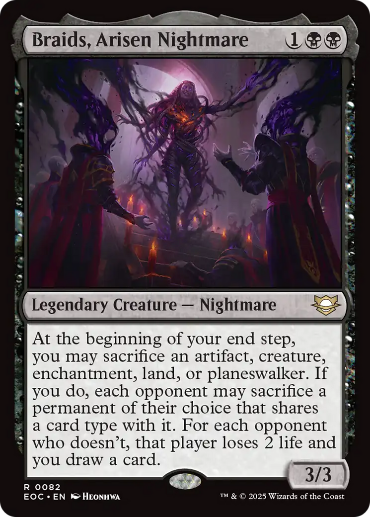 Braids, Arisen Nightmare [Edge of Eternities Commander] | Gear Gaming Bentonville