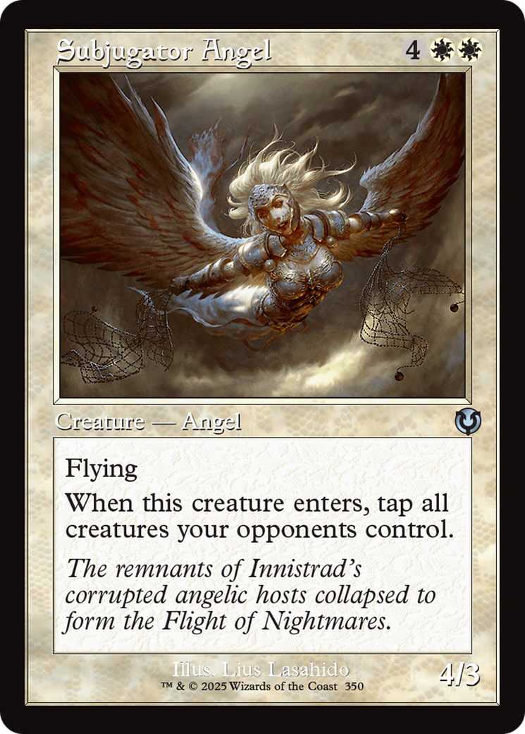 Subjugator Angel (Retro Frame) [Innistrad Remastered] | Gear Gaming Bentonville