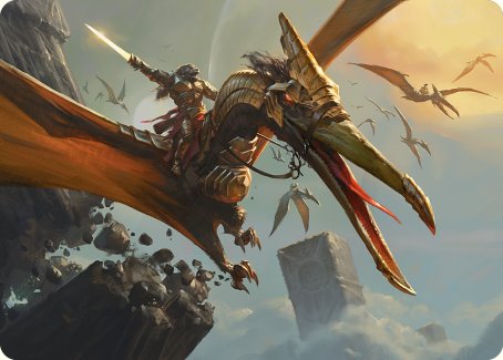 Skyhunter Strike Force Art Card [Phyrexia: All Will Be One Art Series] | Gear Gaming Bentonville