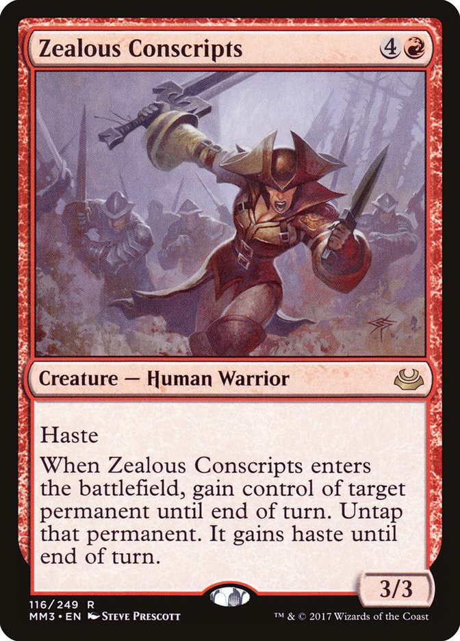 Zealous Conscripts [Modern Masters 2017] | Gear Gaming Bentonville