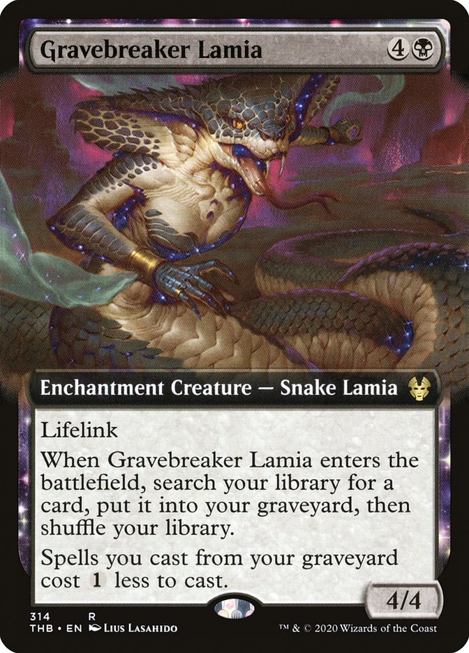 Gravebreaker Lamia (Extended Art) [Theros Beyond Death] | Gear Gaming Bentonville