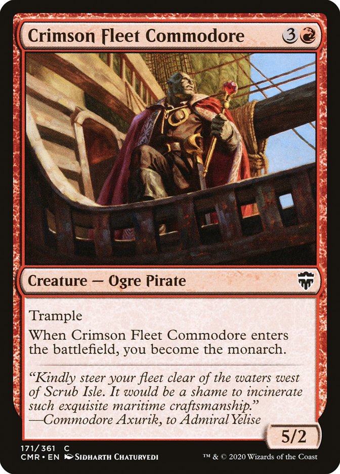 Crimson Fleet Commodore [Commander Legends] | Gear Gaming Bentonville