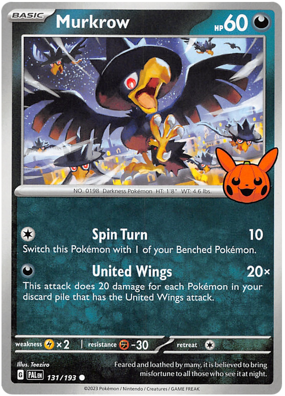 Murkrow (131/193) [Trick or Trade 2023] | Gear Gaming Bentonville