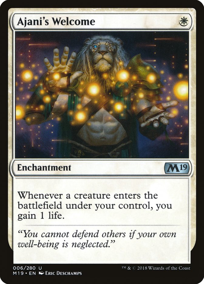 Ajani's Welcome [Core Set 2019] | Gear Gaming Bentonville