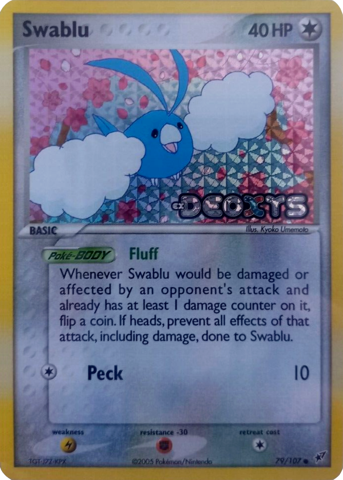 Swablu (79/107) (Stamped) [EX: Deoxys] | Gear Gaming Bentonville