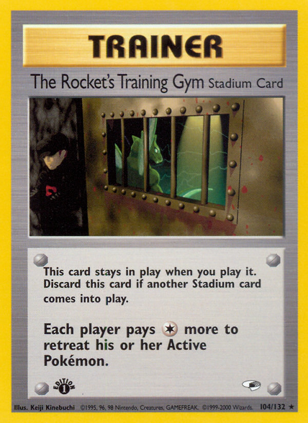 The Rocket's Training Gym (104/132) [Gym Heroes 1st Edition] | Gear Gaming Bentonville