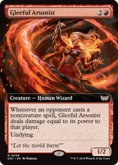 Gleeful Arsonist (Extended Art) [Duskmourn: House of Horror Commander] | Gear Gaming Bentonville