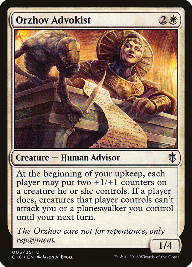 Orzhov Advokist [Commander 2016] | Gear Gaming Bentonville