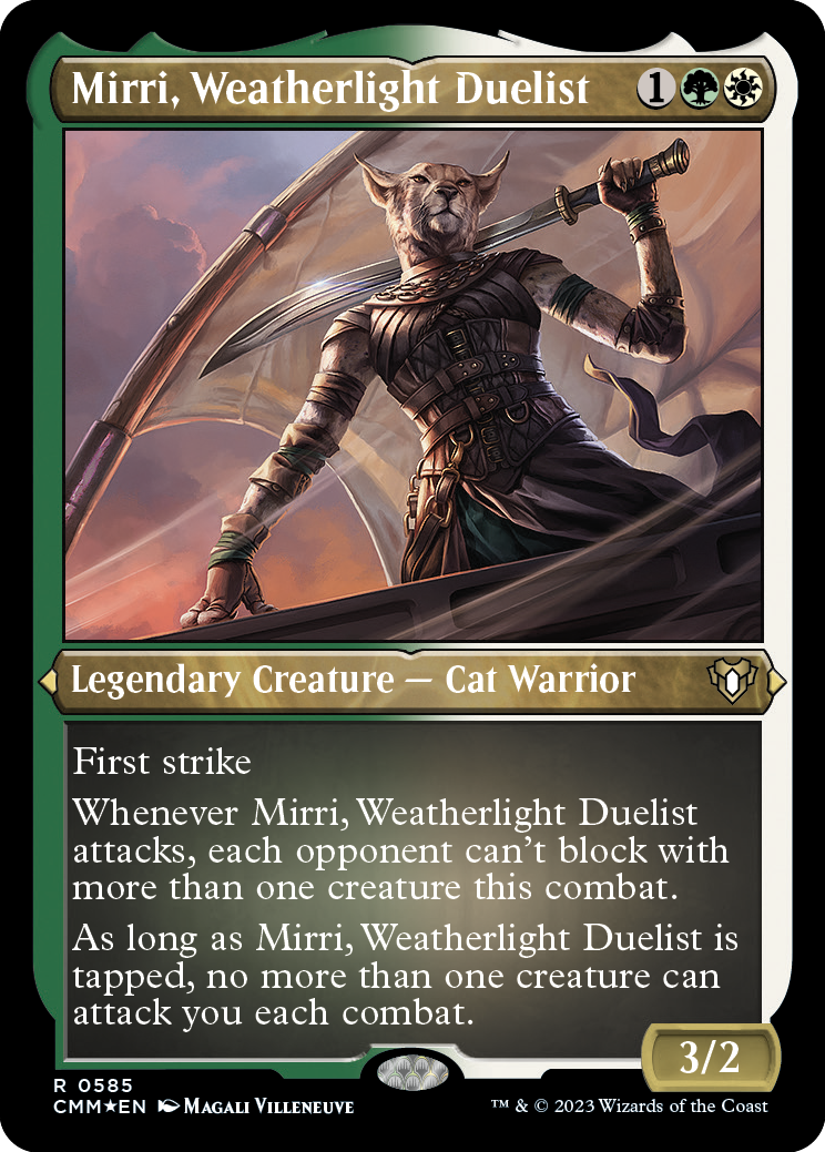 Mirri, Weatherlight Duelist (Foil Etched) [Commander Masters] | Gear Gaming Bentonville