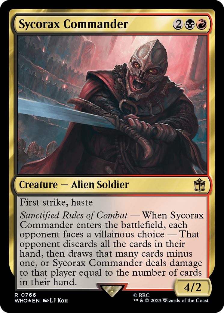 Sycorax Commander (Surge Foil) [Doctor Who] | Gear Gaming Bentonville