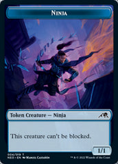 Samurai // Ninja Double-Sided Token [Kamigawa: Neon Dynasty Tokens] | Gear Gaming Bentonville