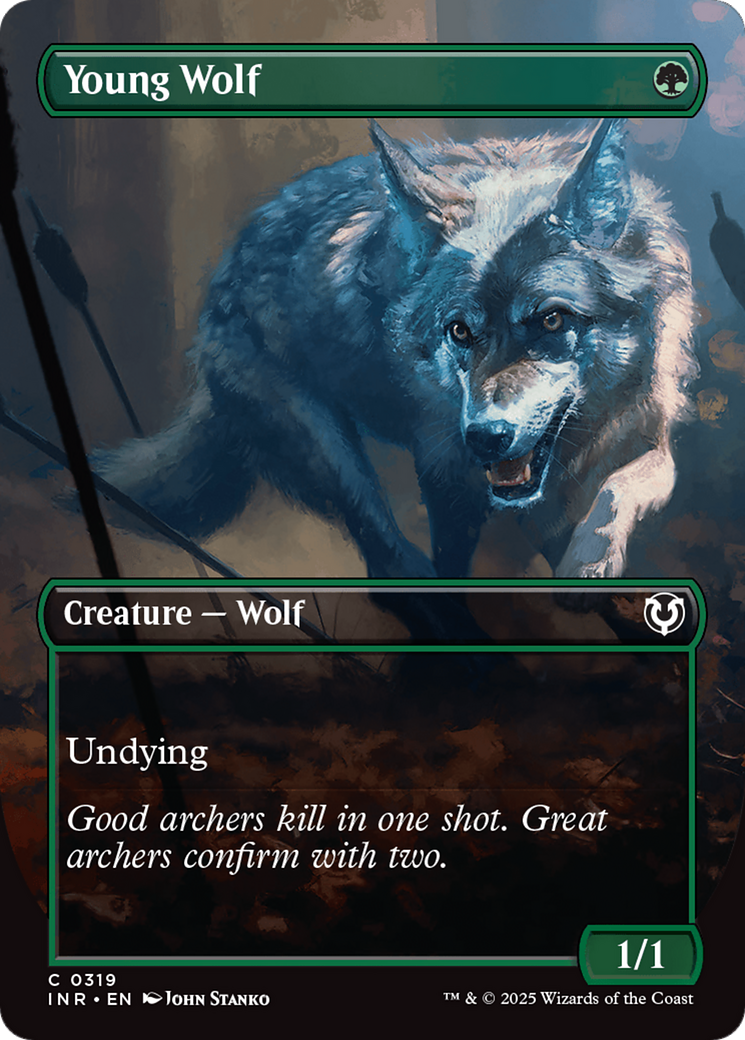 Young Wolf (Borderless) [Innistrad Remastered] | Gear Gaming Bentonville