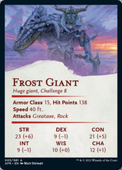 Frost Giant Art Card [Dungeons & Dragons: Adventures in the Forgotten Realms Art Series] | Gear Gaming Bentonville