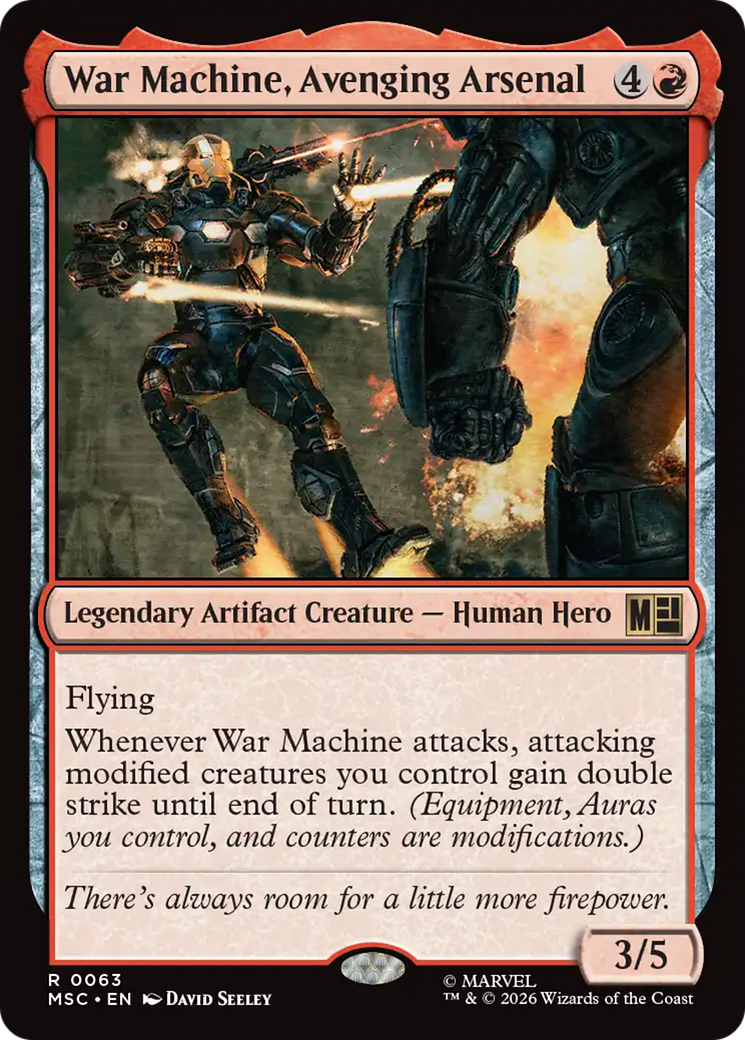 War Machine, Avenging Arsenal [Marvel Super Heroes Commander] | Gear Gaming Bentonville