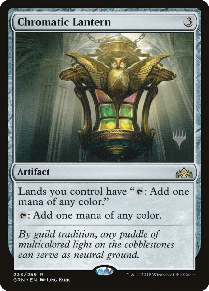 Chromatic Lantern (Promo Pack) [Guilds of Ravnica Promos] | Gear Gaming Bentonville