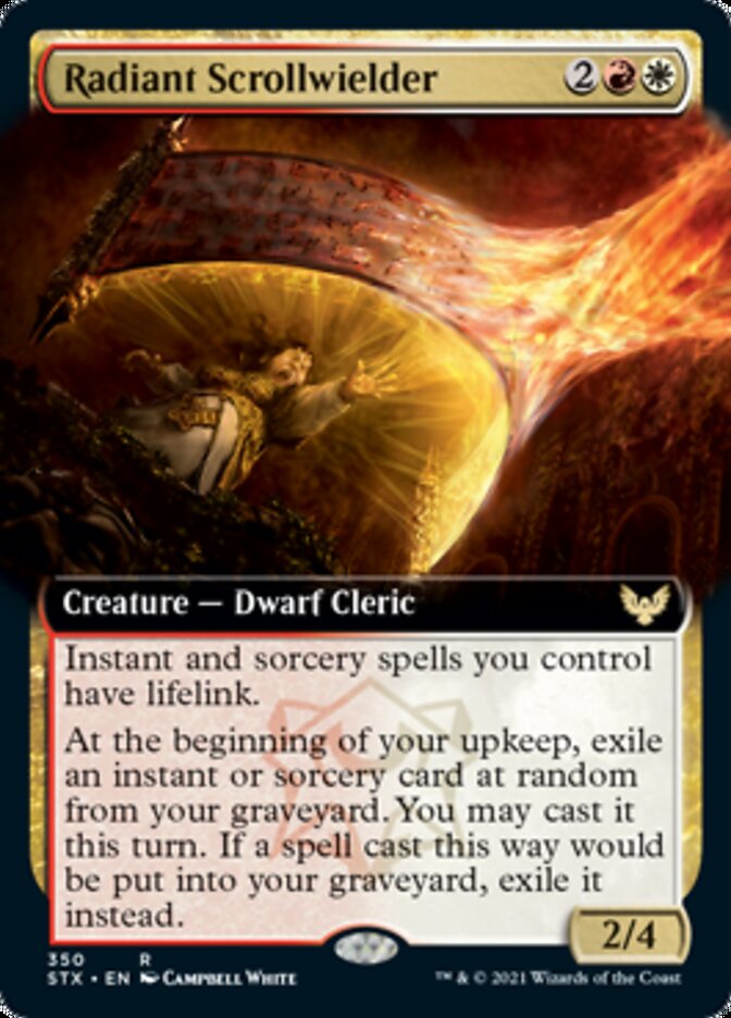 Radiant Scrollwielder (Extended Art) [Strixhaven: School of Mages] | Gear Gaming Bentonville