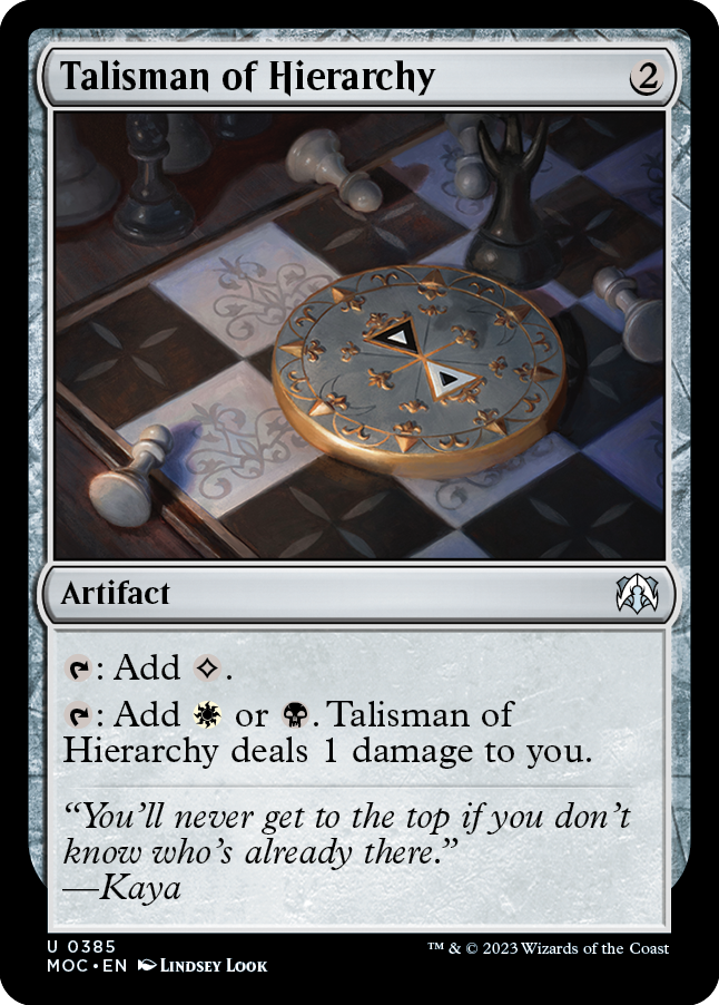 Talisman of Hierarchy [March of the Machine Commander] | Gear Gaming Bentonville